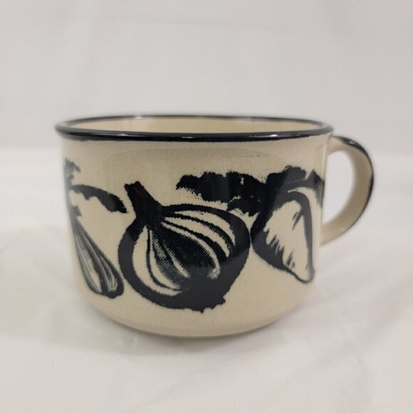 Stackable Soup Mugs - Stoneware Vegetable Soup Stew Chili 16 Oz Mugs – Set of 2 - Picture 7 of 16